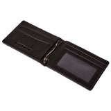 Billetera Unisex Sydney Leather Walle Negro Cat