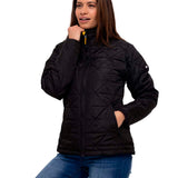 Campera Mujer W Mediumweight Insul Negro Cat