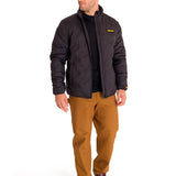 Chaqueta Hombre Bonded Medium Weight Negro Cat