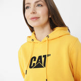 Buzo Unisex Fleece Cat Logo Pull Amarillo Cat