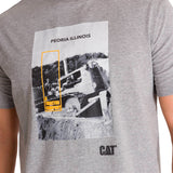 Remera Hombre Everyday Workwear Gr Gris Cat