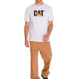 Remera Unisex Cat Logo Tee Blanco Cat