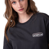 Remera Mujer Boxy Tractor Co Grap Cat