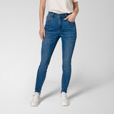 Jeans Mujer Stretch Denim Mid Indigo Cat