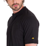 Remera Hombre Cat Logo Jersey Polo Negro Cat