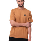 Remera Hombre Cat Small Logo Tee Marron Cat