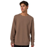 Buzo Hombre French Terry Cw Neck Beige Cat