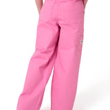 Pantalon Mujer Relaxed Canvas Carpe Rosado Cat