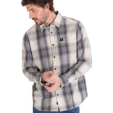 Camisa Hombre Foundation Ls Shirt Beige Cat