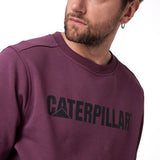 Buzo Hombre Caterpillar Logo Cre Violeta Cat