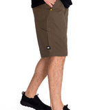 Short Hombre Stretch Canvas Utili Verde Cat
