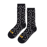 Medias Hombre Aop Crew Sock Negro Cat