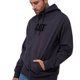 Buzo Hombre Fleece Cat Logo Pull Negro Cat