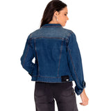 Chaqueta Mujer Foundation Denim Jac Azul Cat