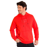 Buzo Unisex Fleece Cat Logo Pull Rojo Cat