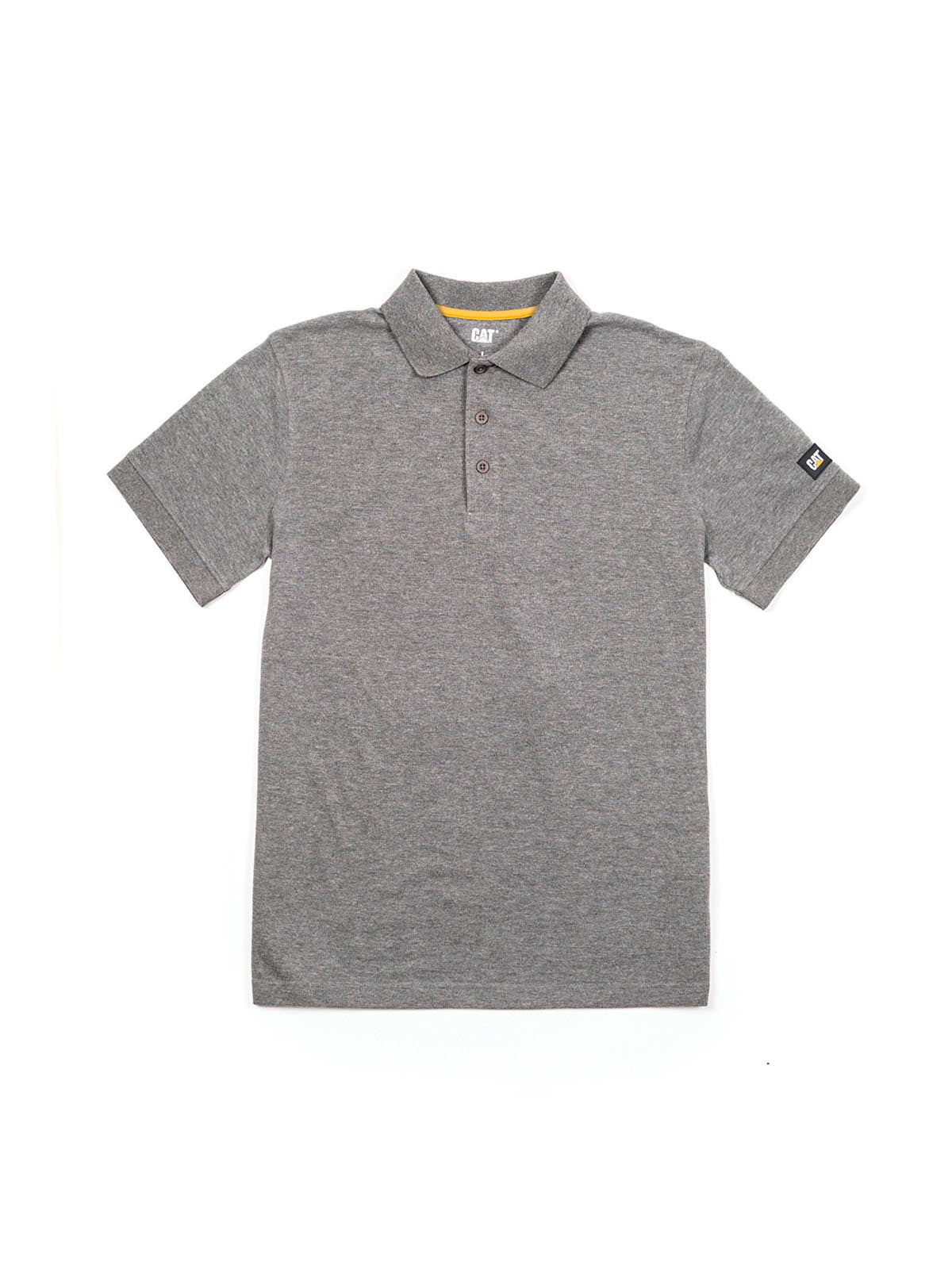 Remera Hombre Essential Polo Gris Cat