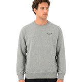 Buzo Hombre French Terry Cw Neck Gris Cat