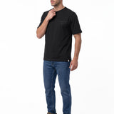 Remera Hombre Heritage Peoria Grap Negro Cat