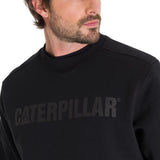 Buzo Hombre Caterpillar Logo Cre Negro Cat