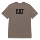 Remera Hombre Cat Logo Tee Beige Cat