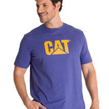 Remera Unisex Cat Logo Tee Azul Cat