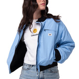 Chaqueta Mujer W Nylon Bomber Jacke Azul Cat