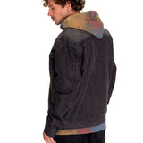 Chaqueta Hombre Flannel Lined Denim Gris Cat