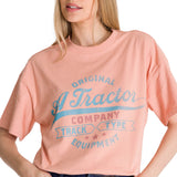 Remera Mujer Heavyweight Boxy Ori Rosado Cat