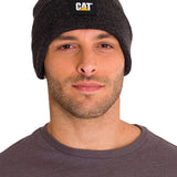 Gorro Unisex Cat Label Cuff Beani Negro Cat