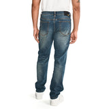 Jeans Hombre Triblend Stretch Denim Slim Gris Cat