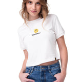 Remera Caterpillar Smiley C Blanco Cat