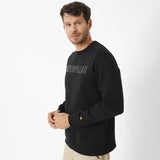 Buzo Unisex Caterpillar Logo Cre Negro Cat