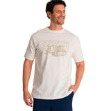Remera Hombre Heavyweight Heritage Beige Cat