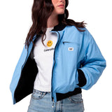 Chaqueta Mujer W Nylon Bomber Jacke Azul Cat