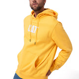 Buzo Hombre Fleece Cat Logo Pull Amarillo Cat