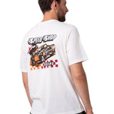 Remera Hombre Moto Graphic Tee 4 Blanco Cat