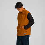 Chaleco Hombre Sherpa Lined Vest Marron Cat