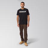Jeans Hombre Rigid Denim Straight Marron Cat