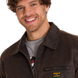 Chaqueta Hombre Waxed Chore Jacket Marron Cat