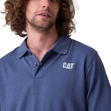 Remera Hombre Cat Logo Jersey Polo Cat