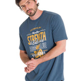 Remera Hombre Historic Traditions Azul Cat