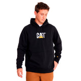 Buzo Unisex Fleece Cat Logo Pull Negro Cat