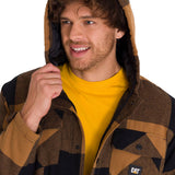 Chaqueta Hombre Hooded Flannel Negro Cat