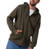 Buzo Hombre Fleece Cat Patch Ful Verde Cat