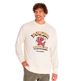 Buzo Hombre Graphic French Terry Beige Cat