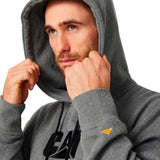 Buzo Unisex Fleece Cat Logo Pull Gris Cat