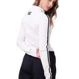 Remera Manga Larga Mujer Sporty Mock Neck L/S Blanco Cat