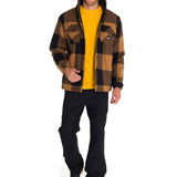 Chaqueta Hombre Hooded Flannel Negro Cat