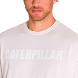 Remera Unisex Caterpillar Logo Tee Beige Cat