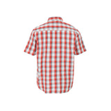 Camisa Hombre Plaid Poplin S/S Shi Rojo Cat